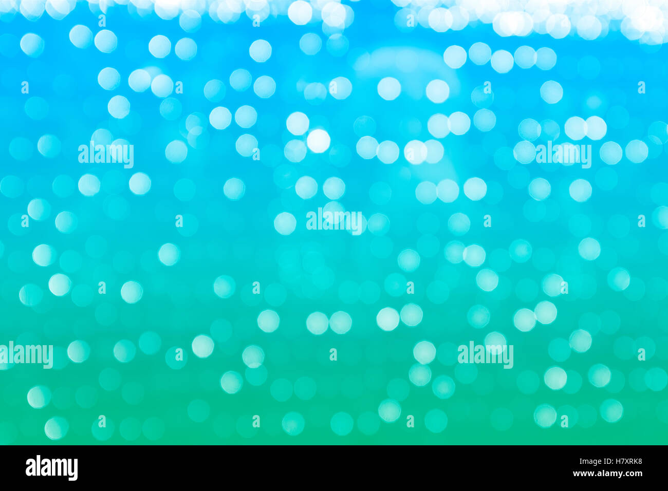 defokussierten, abstrakten Hintergrund Licht Bokeh Farbkreise, für Weihnachten Hintergrund. Stockfoto