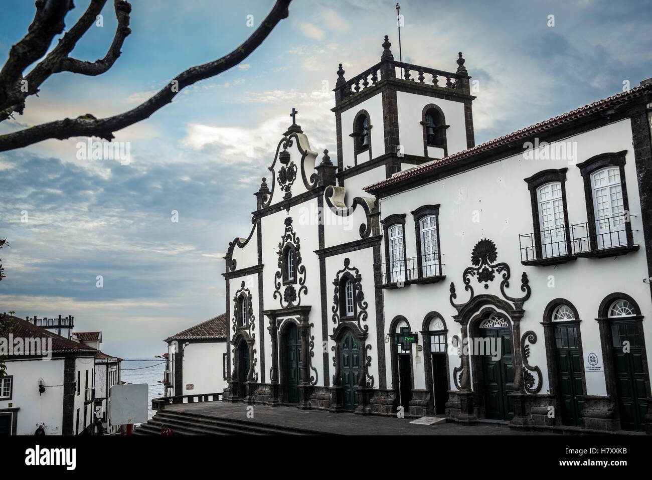 Igreja da Misericordia Kirche; Vila Franca do Campo, São Miguel, Azoren, Portugal Stockfoto