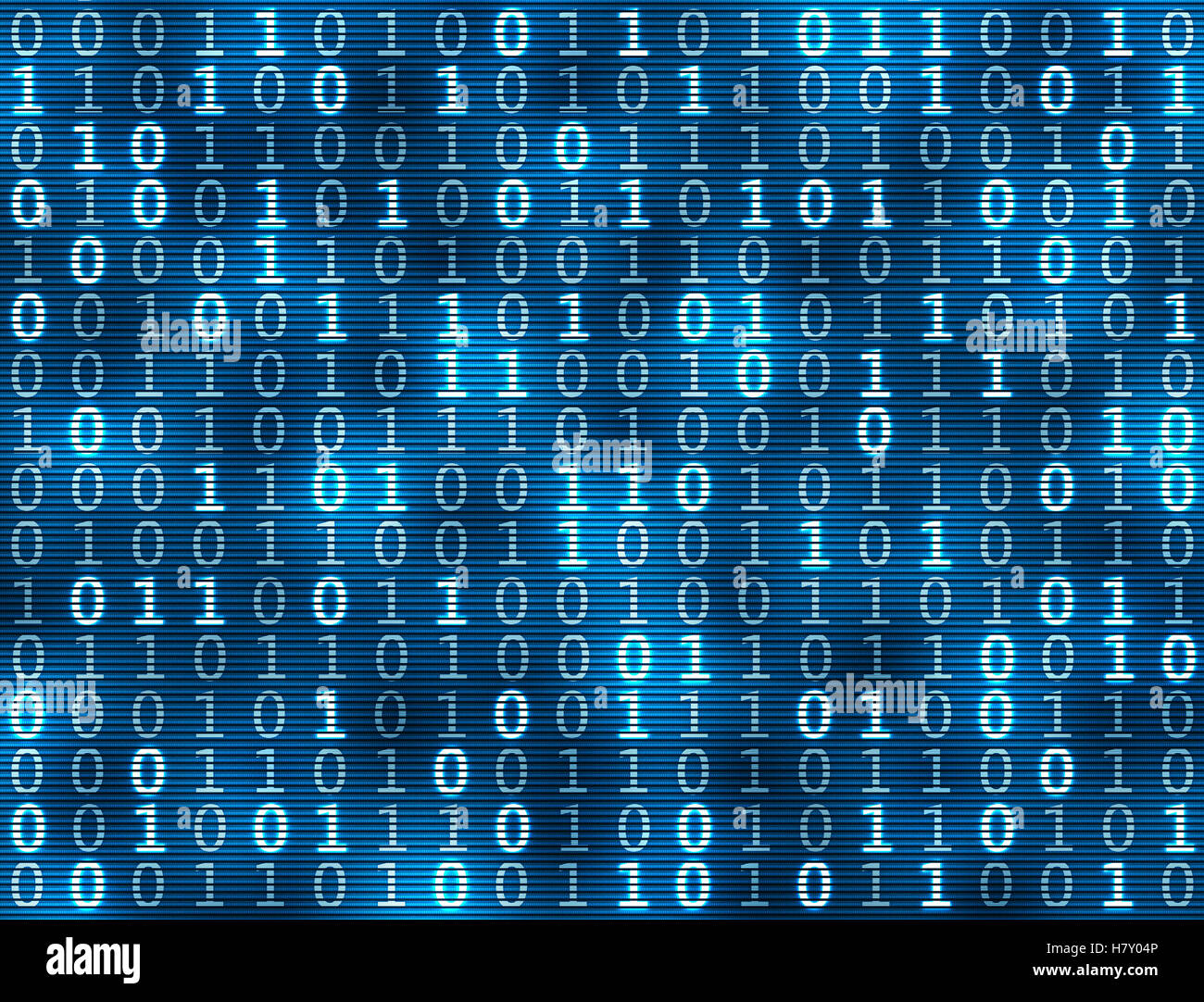 Hintergrund blau Binär-code Stockfoto