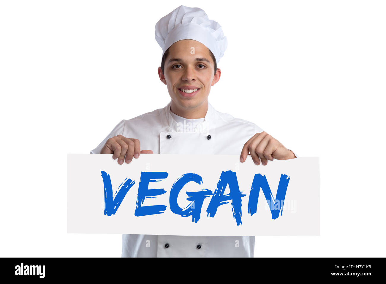Vegan kochen kochen gesund essen Gemüse isoliert auf weißem Hintergrund Stockfoto
