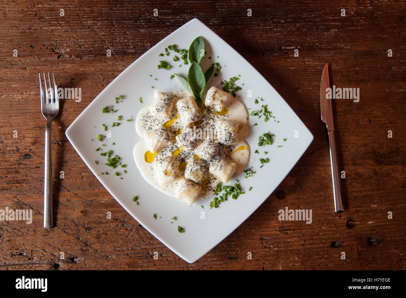 italienisches Essen Stockfoto