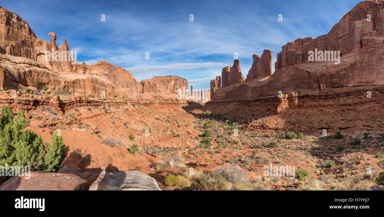 Capitol Reef National Monument Panoramablick, Utah, USA Stockfoto