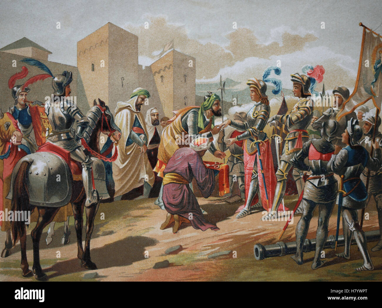 Reconquista der iberischen Halbinsel. GranadaKrieg. Kapitulation von