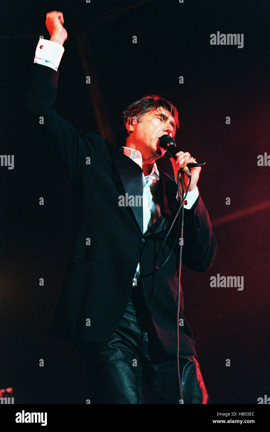 BRYAN FERRY CASTLE HOWARD MALTON CASTLE HOWARD 20. August 2000 Stockfoto