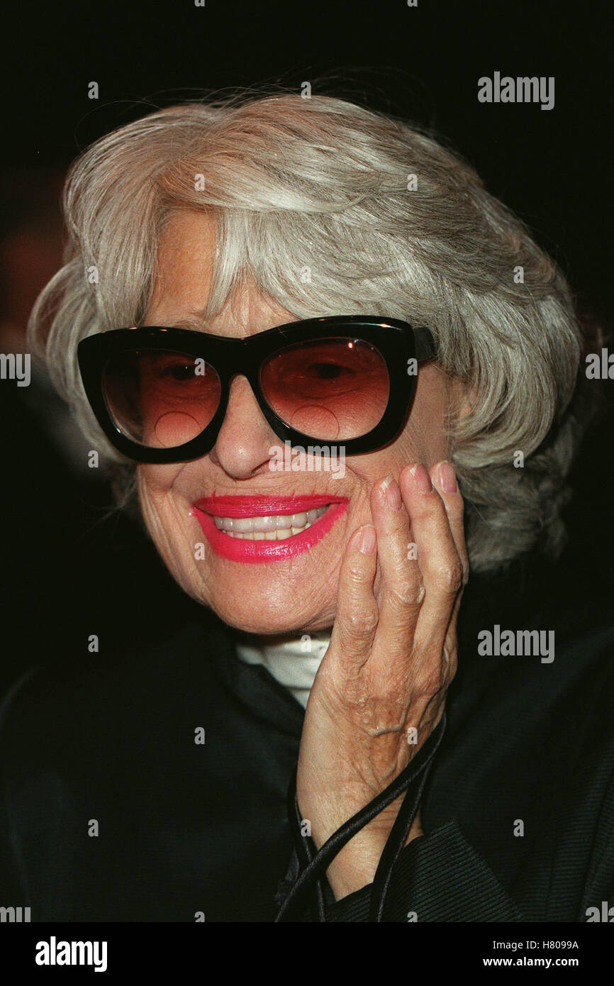 CAROL CHANNING 15. Januar 1999 Stockfoto