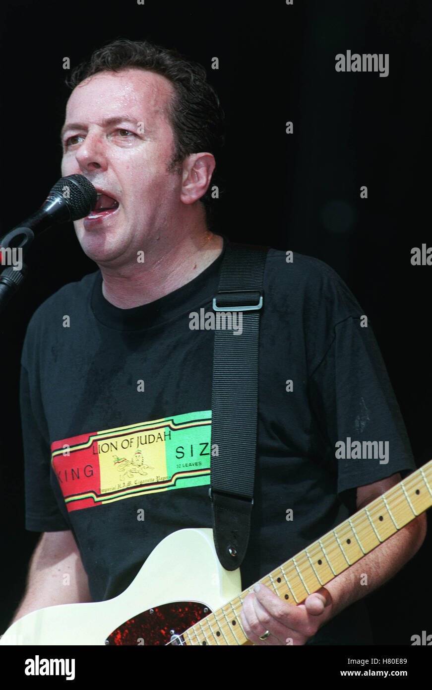 JOE STRUMMER 11. Juli 1999 Stockfoto