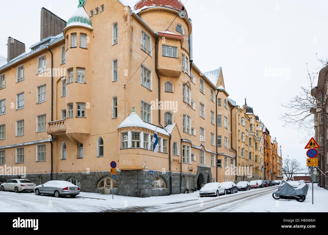 Helsinki im November Stockfoto