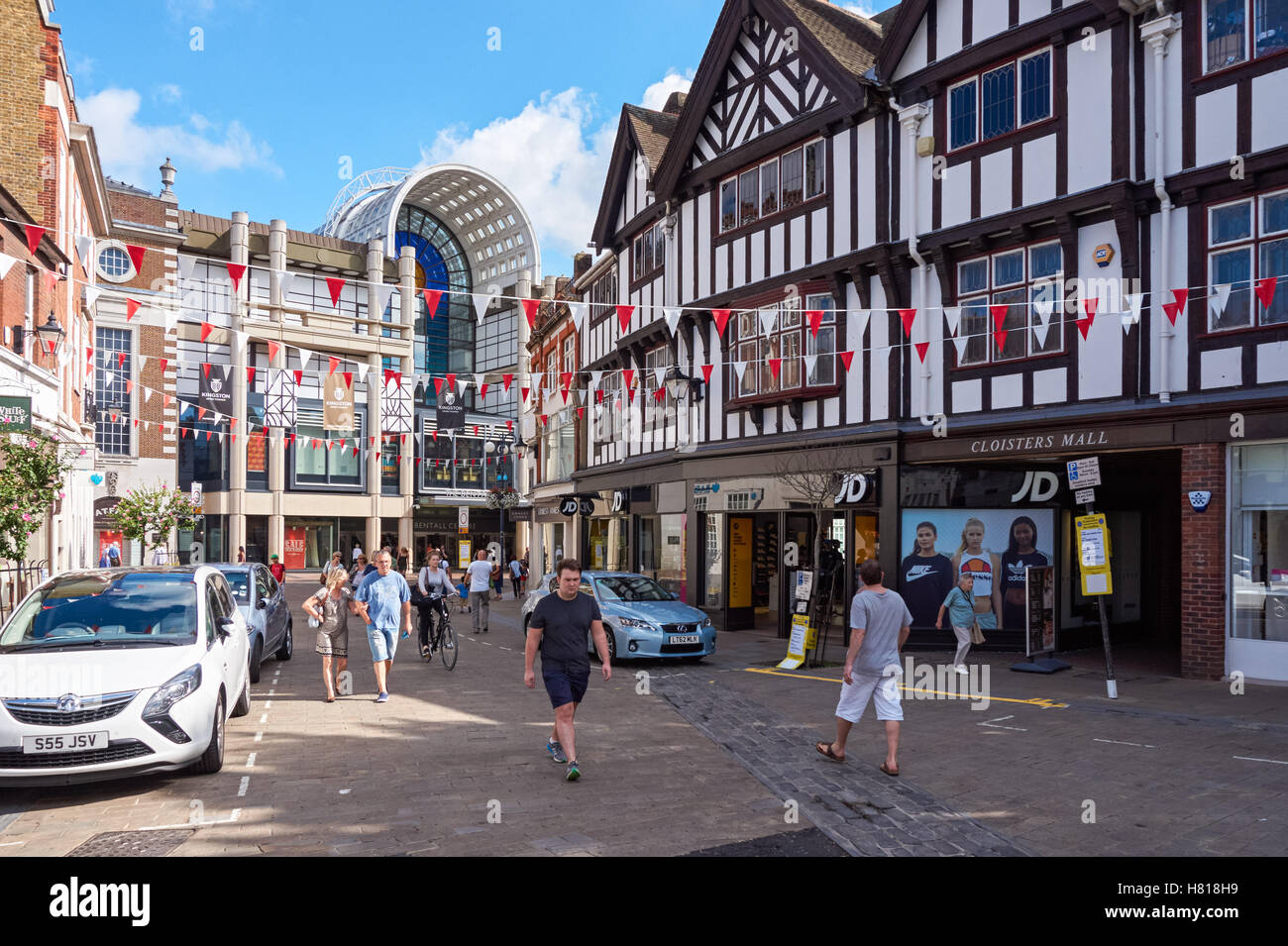 Das Bentall Einkaufszentrum in Kingston upon Thames, England, Vereinigtes Königreich UK Stockfoto