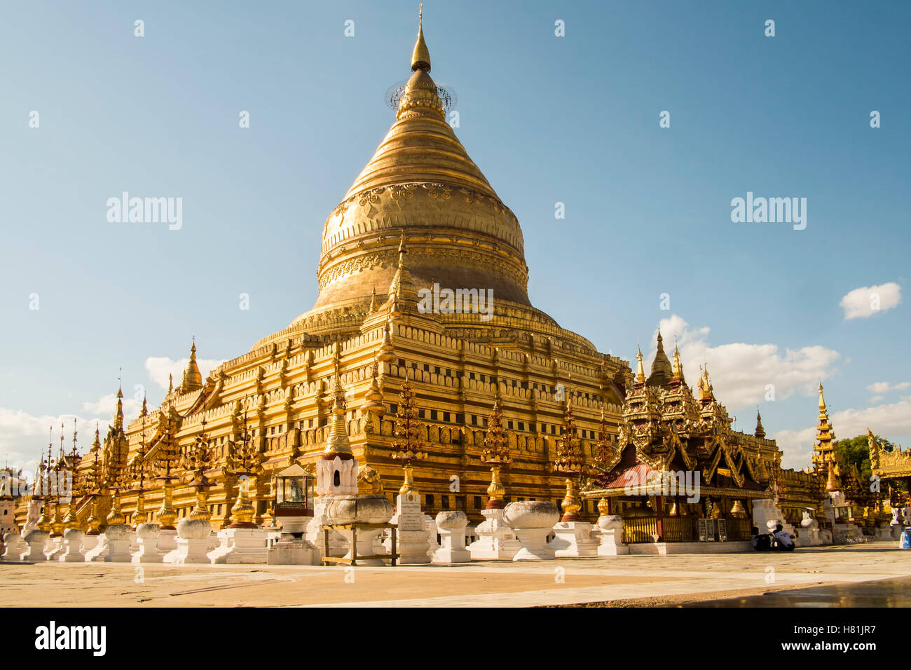 Die Shwedagon-Pagode (Goldener Tempel) Yangon, Myanmar Stockfoto
