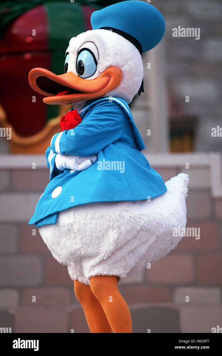 DONALD DUCK MAGIC KINGDOM ORLANDO 1. April 2002 Stockfoto