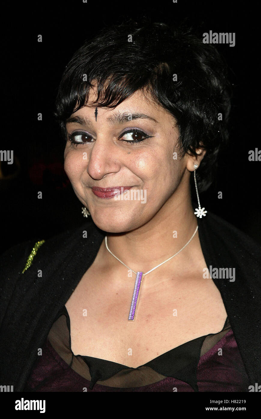 MEERA SYAL RTS Programm AWARDS 2002 PARK LANE LONDON ENGLAND 18. März 2002 Stockfoto