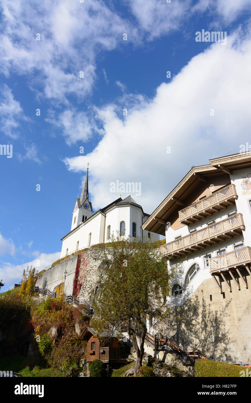 Kaprun: Kirche, Pinzgau, Salzburg, Österreich Stockfoto