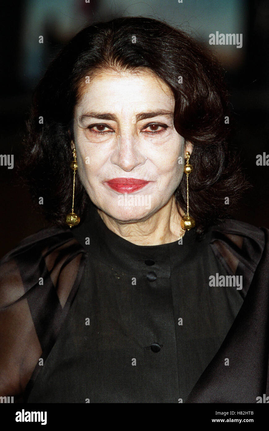 IRENE PAPAS "CORELLIS Mandoline" ODEON LEICESTER SQUARE LONDON ENGL 19. April 2001 Stockfoto