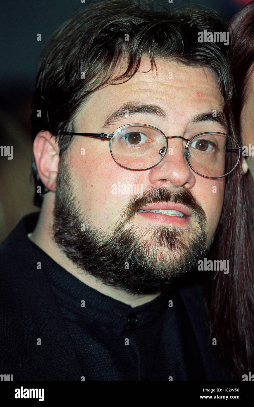 KEVIN SMITH 'BOB' JAY & SILENT FILM PREM HOLLYWOOD LOS ANGELES USA 15. August 2001 Stockfoto