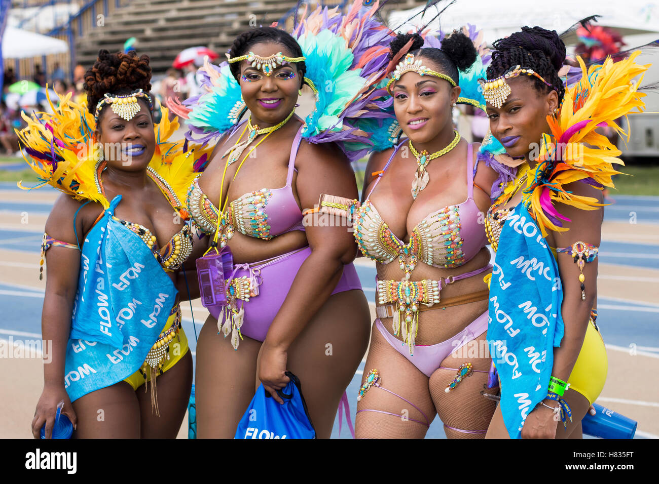 Barbados-Ernte über Festival (Grand Kadooment 2016 in Barbados) Stockfoto