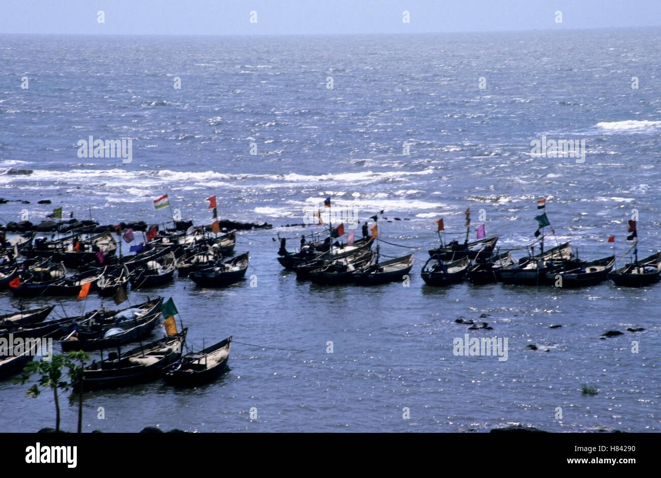 Angelboote/Fischerboote in Arabisches Meer Stockfoto