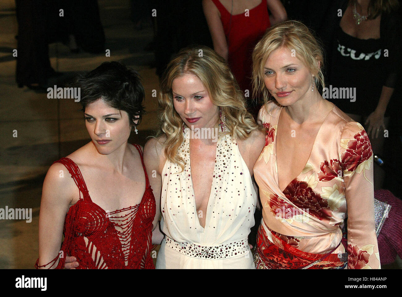 BLAIR S. C. APPLEGATE C. DIAZ 2002 VANITY FAIR OSCAR PARTY MORTONS RESTAURANT BEVERLY HILLS LOS ANGELES USA 24. März 2002 Stockfoto