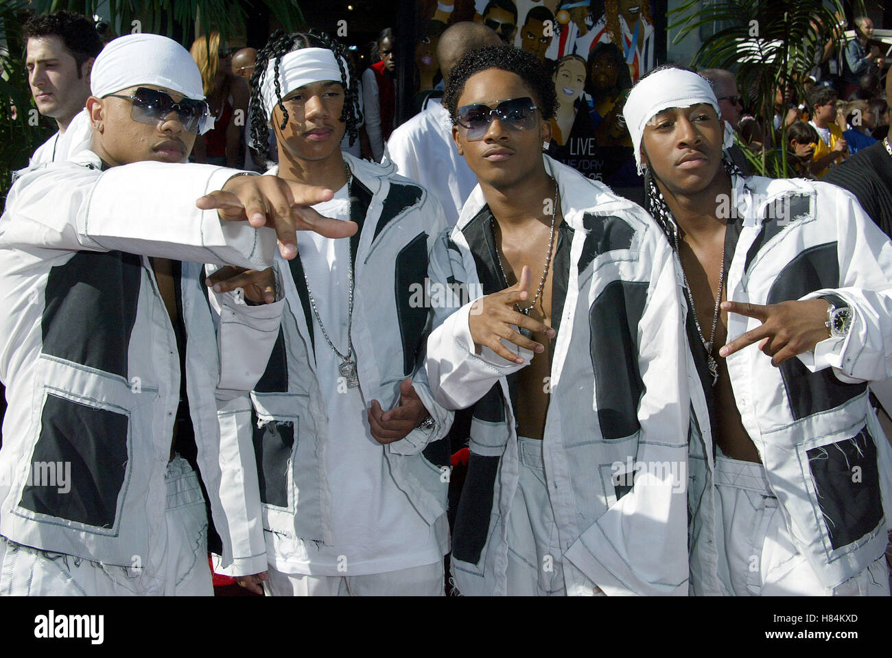 B2K 2ND ANNUAL BET AWARDS KODAK THEATRE HOLLYWOOD LOS ANGELES USA 25. Juni 2002 Stockfoto