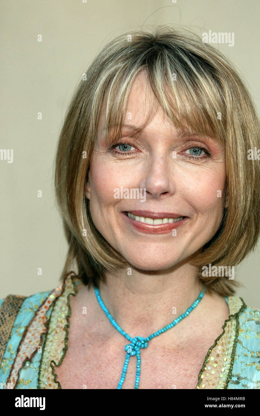 SUSAN BLAKELY GANGSTER No. 1 FILM PREMIERE HOLLYWOOD LOS ANGELES USA 8. Juli 2002 Stockfoto