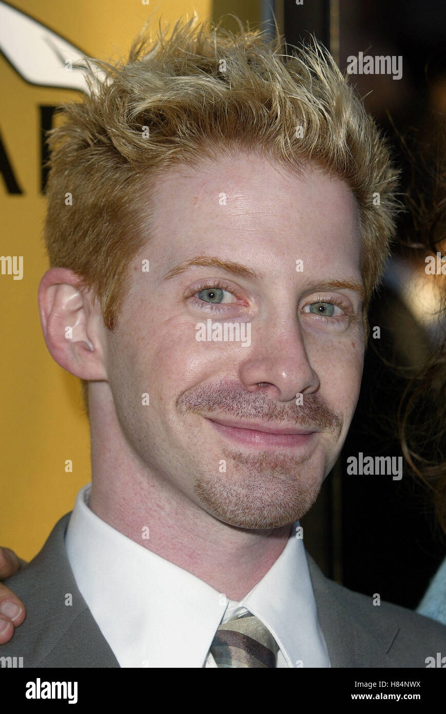 SETH grün AUSTIN POWERS IN GOLDSTÄNDER PREMIERE UNIVERSAL Amphitheater UNIVERSAL CITY LA USA 22. Juli 2002 Stockfoto