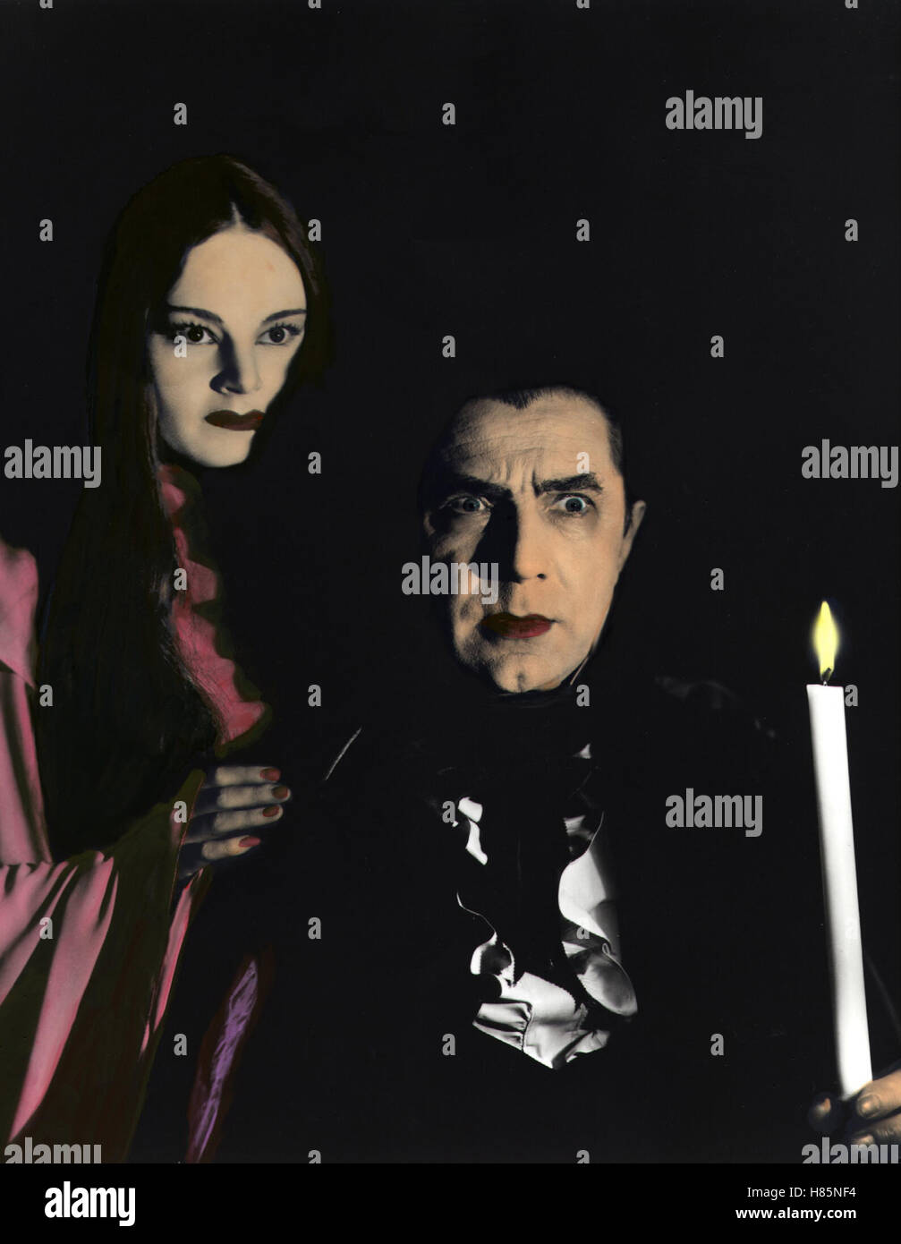 Das Zeichen des Vampirs, (MARK OF THE VAMPIRE) USA 1935, Regie: Tod Browning, CAROL BORLAND, BELA LUGOSI, Stichwort: Kerze Stockfoto