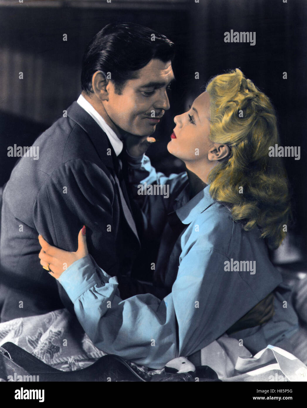 Ein Toller Bursche, (HONKY TONK) USA 1941, Regie: Jack Conway, CLARK GABLE, LANA TURNER, Stichwort: Paar, Umarmung Stockfoto