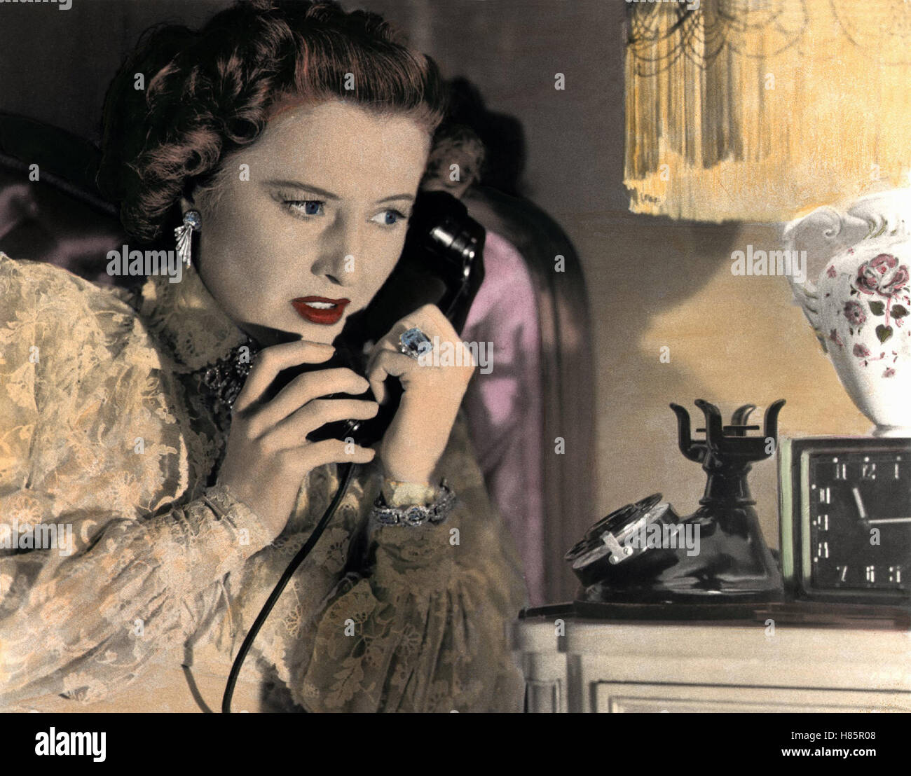 Du Lebst Noch 105 Minuten (SORRY, WRONG NUMBER) USA 1948 s/w, Regie: BARBARA STANWYCK, Lucille Fletcher, Stichwort: Telefon Stockfoto