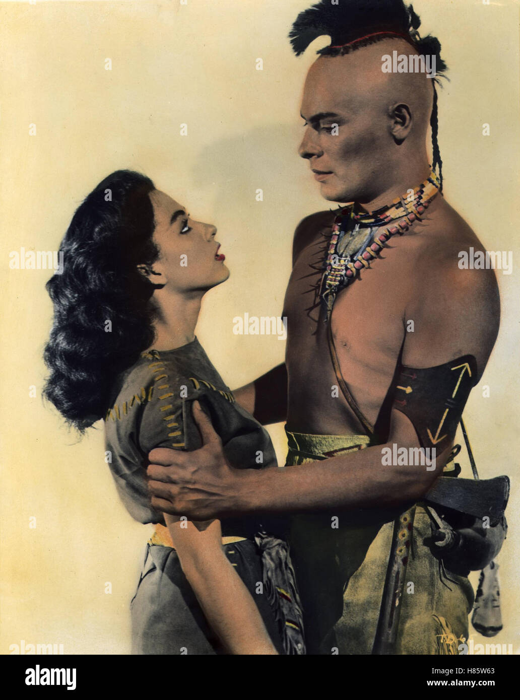 Lederstrumpf: Der Wildtöter, (der WILDTÖTER) USA 1957, Regie: Kurt Neumann, RITA MORENO, CARLOS RIVAS, Stichwort: Indianer, Irokesen Stockfoto