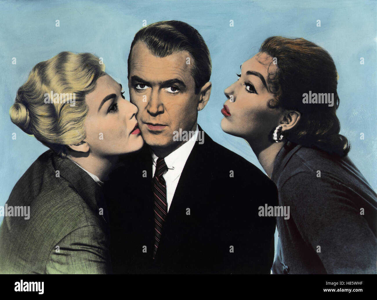 Photo Film Vertigo 1958 - Kim Novak & James Stewart - Tirage Vintage Cinéma