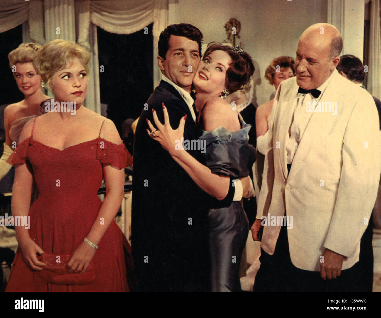 Wie Eilande - Komme ins Haus (BELLS ARE RINGING) USA 1959, Regie: Vincente Minelli, JUDY HOLLYDAY (li), DEAN MARTIN, Stichwort: Party, Tanzen Stockfoto