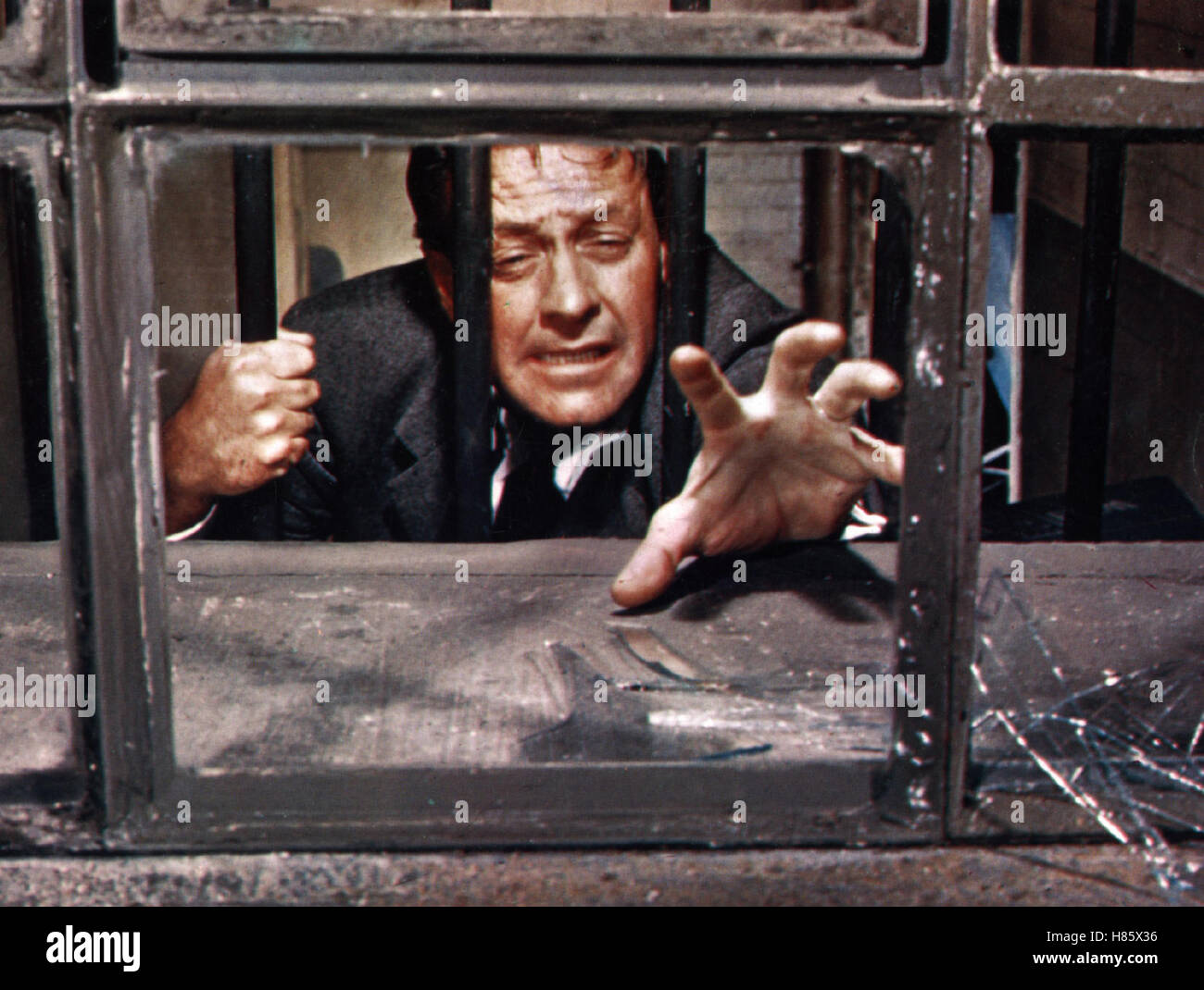 Verrat Auf Befehl, (THE COUNTERFEIT Verräter) USA 1960, Regie: George Seaton, WILLIAM HOLDEN, Stichwort: Gefängnis, Gitter Stockfoto