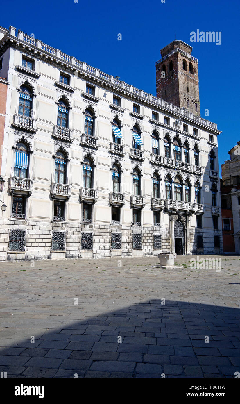 Venedig, Italien, Landseite des Palazzo Labia Stockfoto
