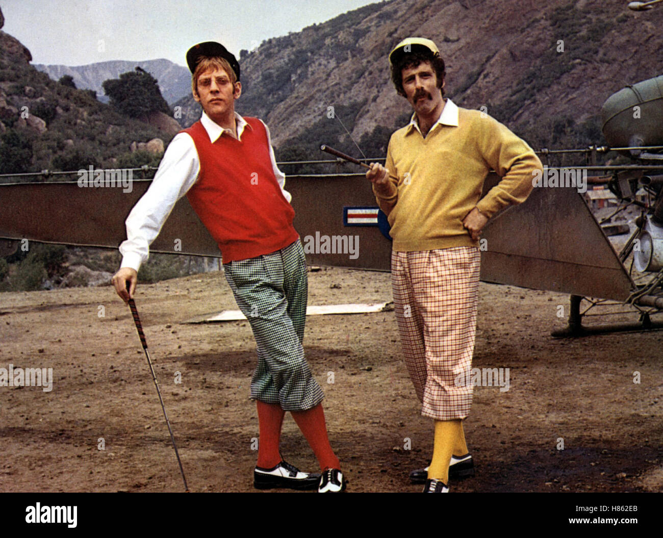 M.A.S.H., (M.A.S.H.) USA 1969, Regie: Robert Altman, DONALD SUTHERLAND, ELLIOTT GOULD, Stichwort: Golf Stockfoto