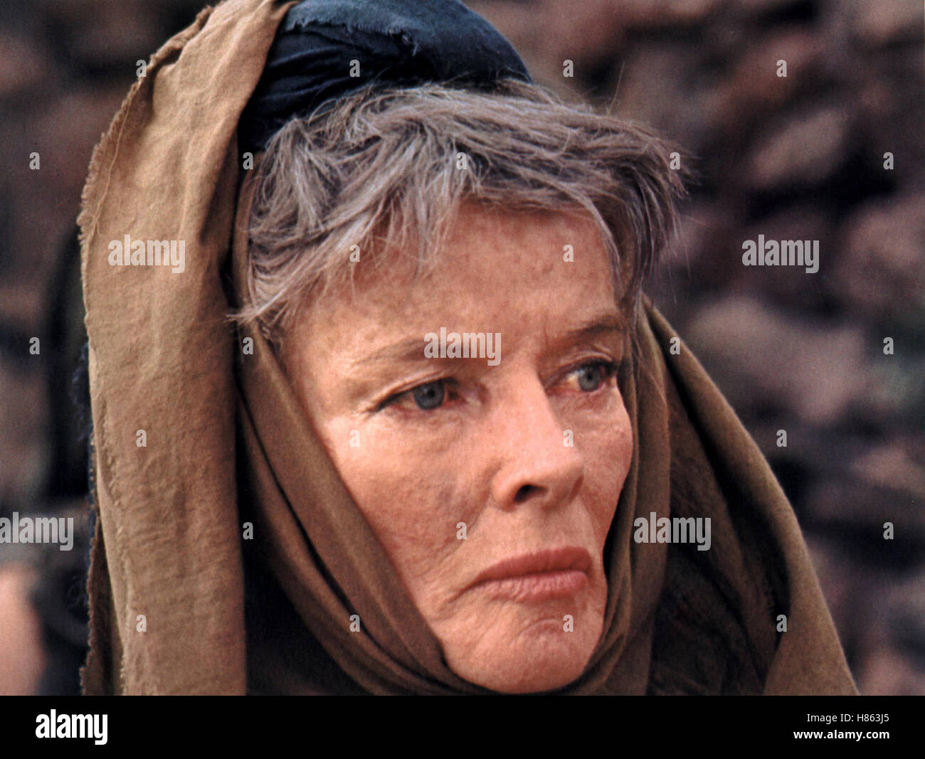 Trojanerinnen (Troerinnen), (Die Troerinnen) sterben GB 1971, Regie: Michael Cacoyannis, KATHARINE HEPBURN Stockfoto