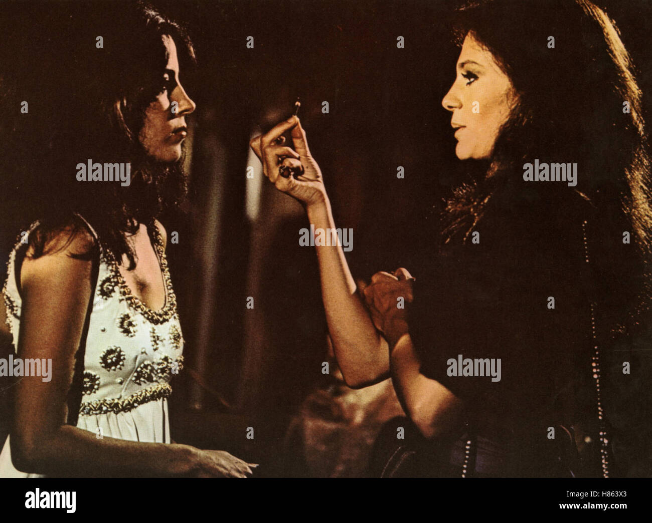 Mephisto-Walzer, (MEPHISTO-Walzer) USA 1971, Regie: Paul Wendkos, BARBARA PARKINS + JAQUELINE BISSET Stockfoto