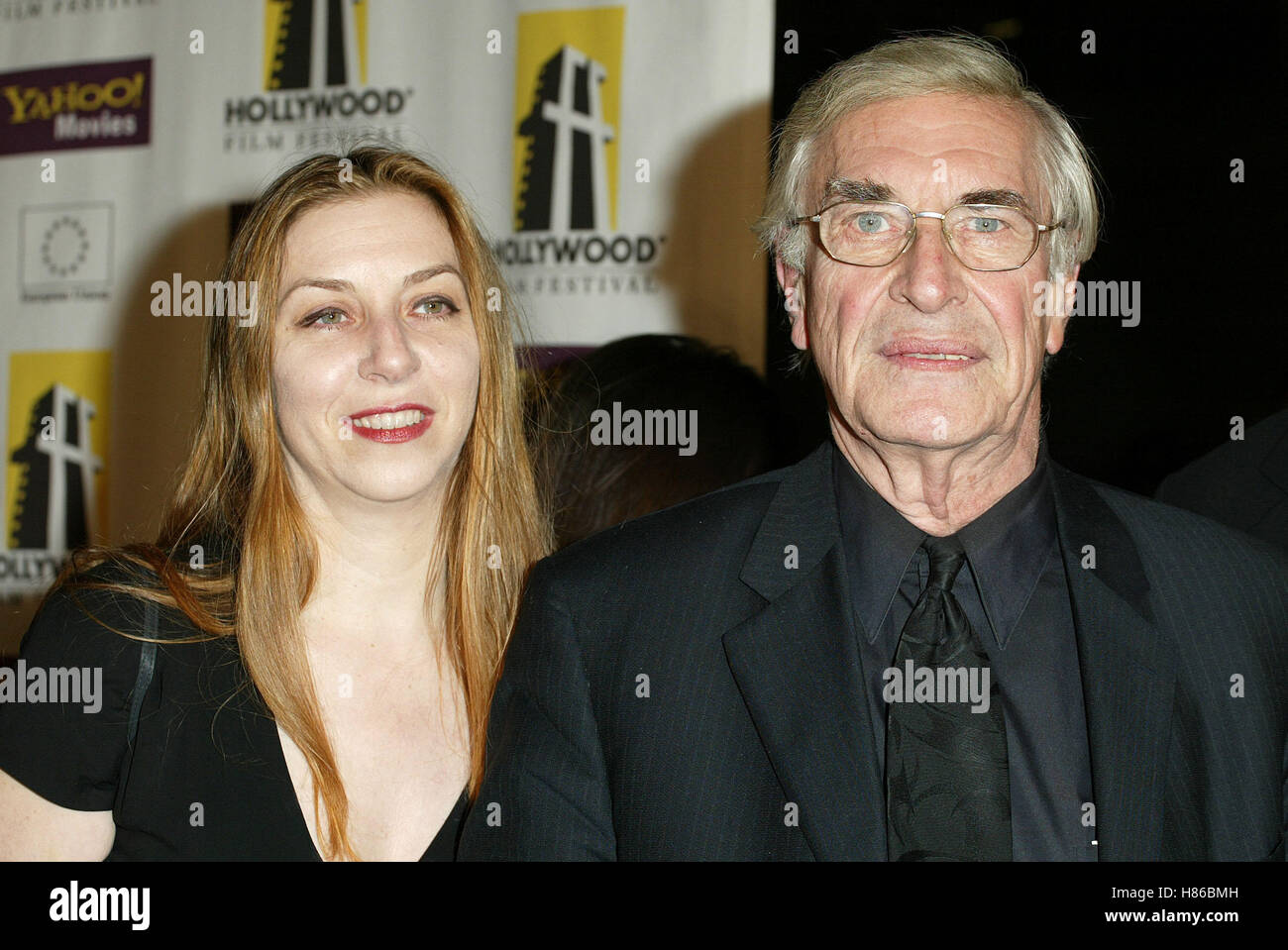 SUSAN & MARTIN LANDAU RING Welt FILM PREMIERE den ARCLIGHT Kino HOLLYWOOD LOS ANGELES USA 2. Oktober 2002 Stockfoto