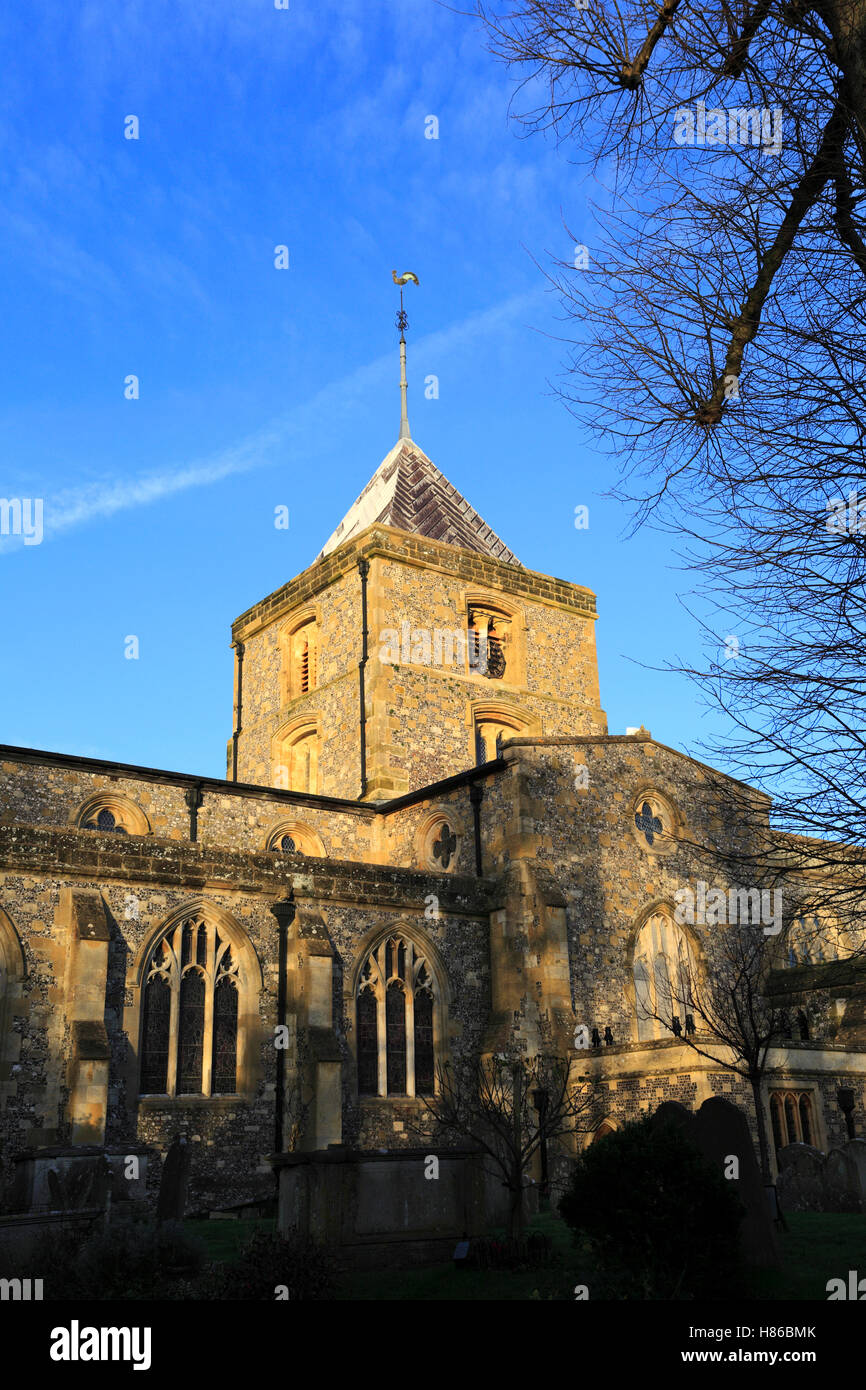 St. Nikolaus Pfarrei Kirche, Arundel Town, West Sussex County, England, UK Stockfoto