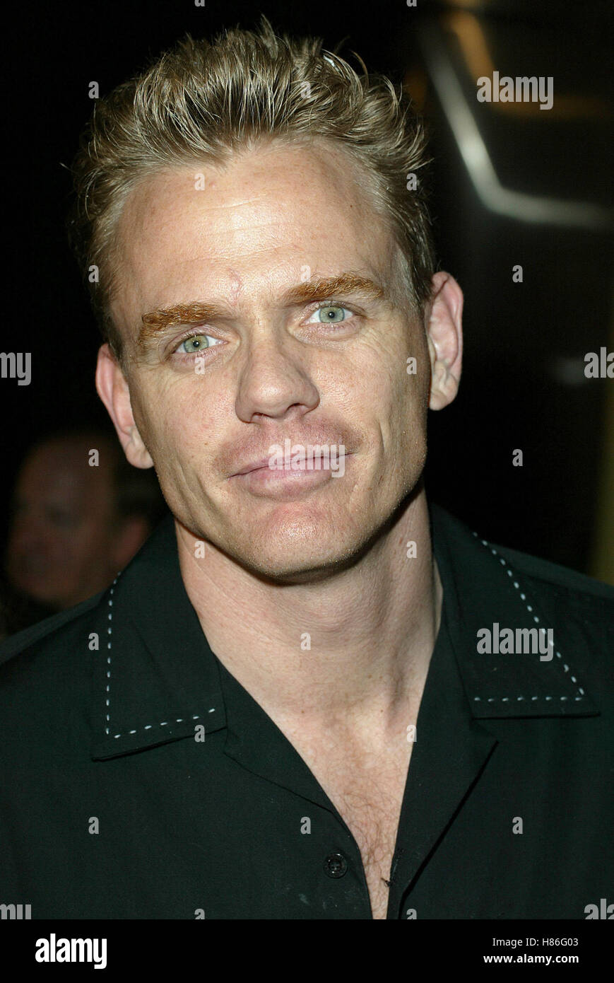CHRISTOPHER TITUS, am Ende alle Kriege LA PREMIERE ARCLIGHT Kino HOLLYWOOD LOS ANGELES USA 5. Dezember 2002 Stockfoto
