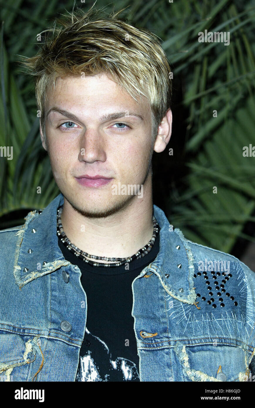 NICK CARTER 2002 BILLBOARD MUSIC AWARDS MGM GRAND HOTEL & CASINO LAS VEGAS 9. Dezember 2002 Stockfoto