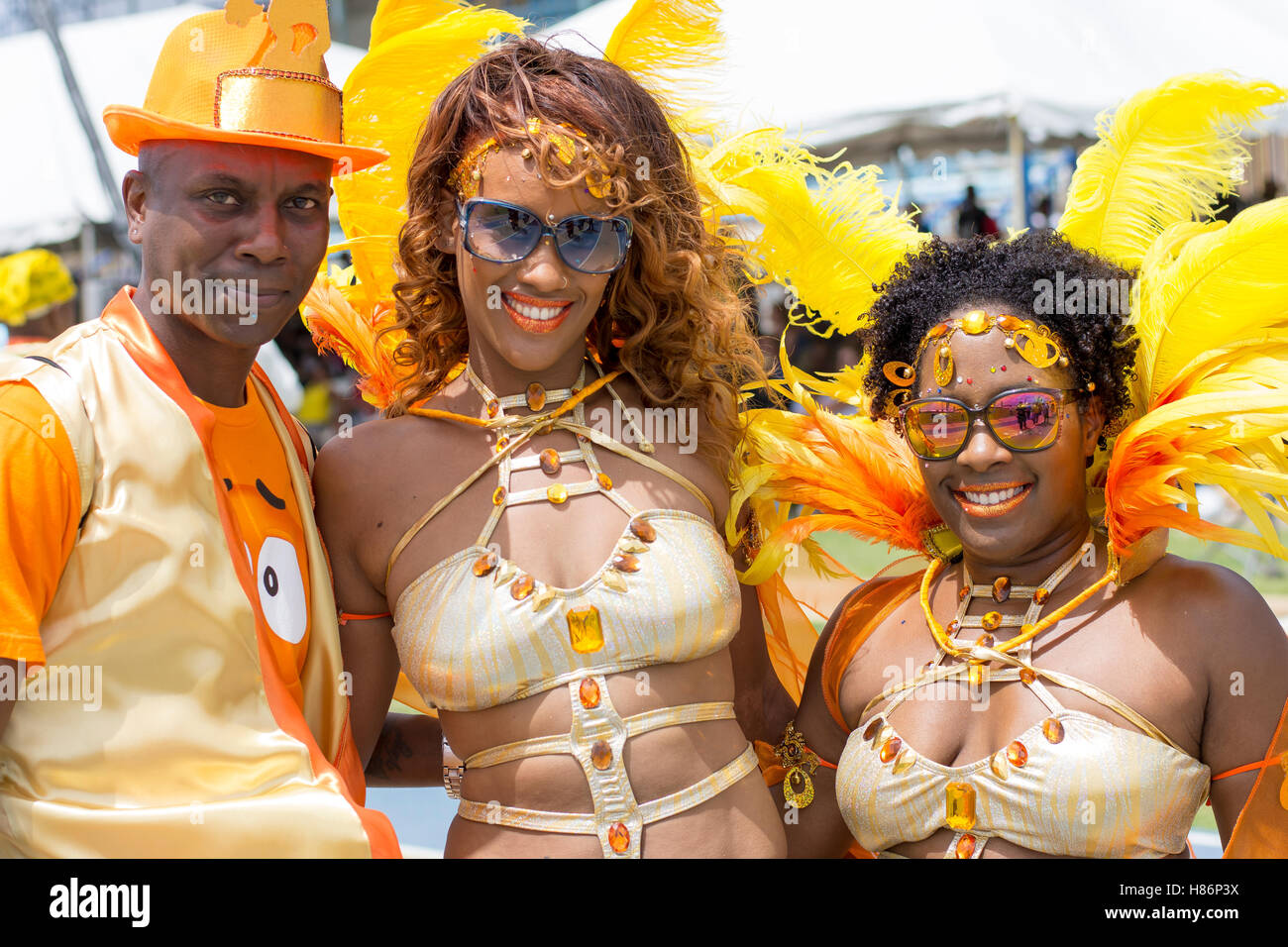 Barbados-Ernte über Festival 2016-Grand Kadooment Tag Stockfoto