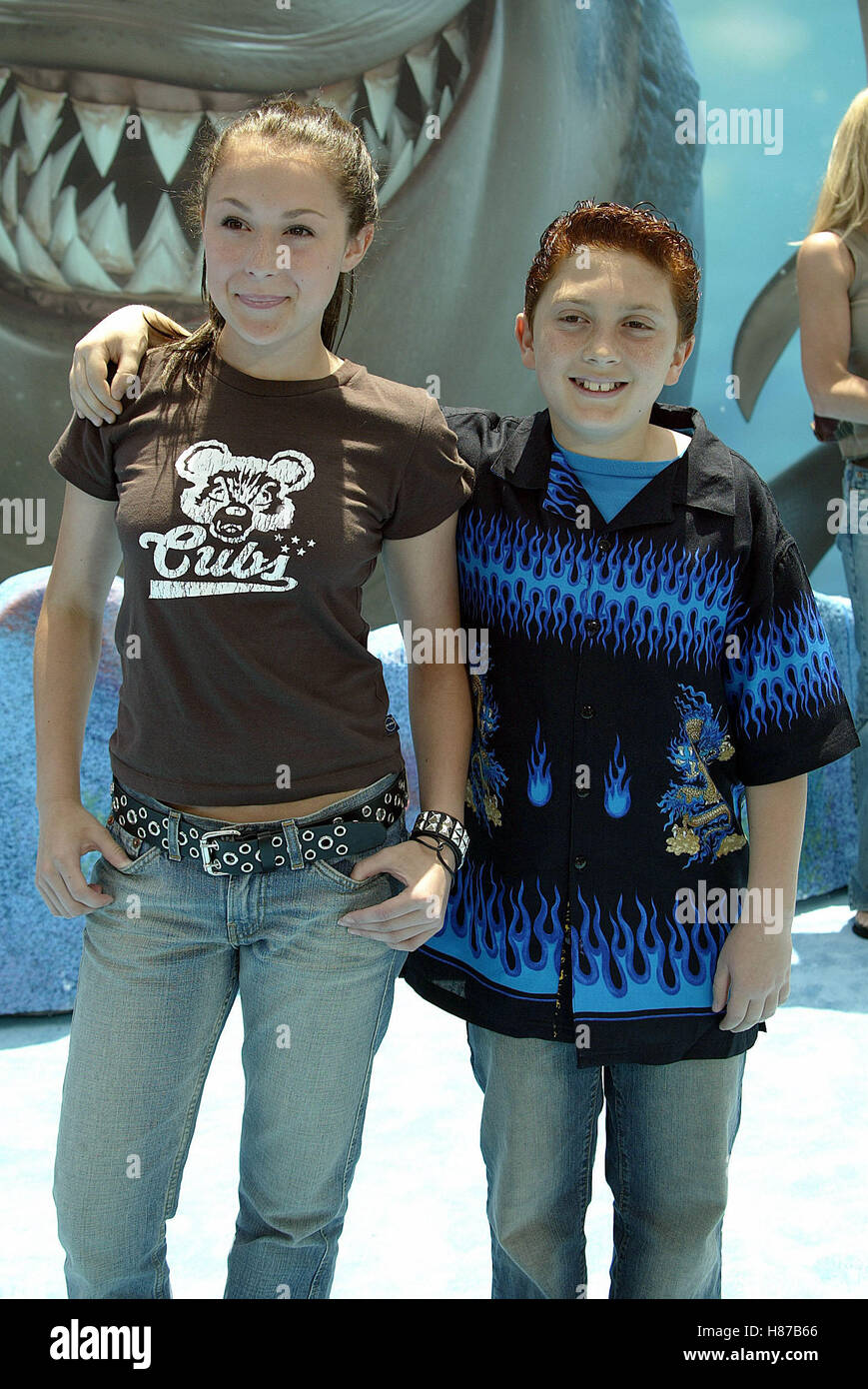 ALEXA VEGA & DARYL SABARA FINDING NEMO Welt PREMIERE HOLLYWOOD LOS ANGELES USA 18. Mai 2003 Stockfoto