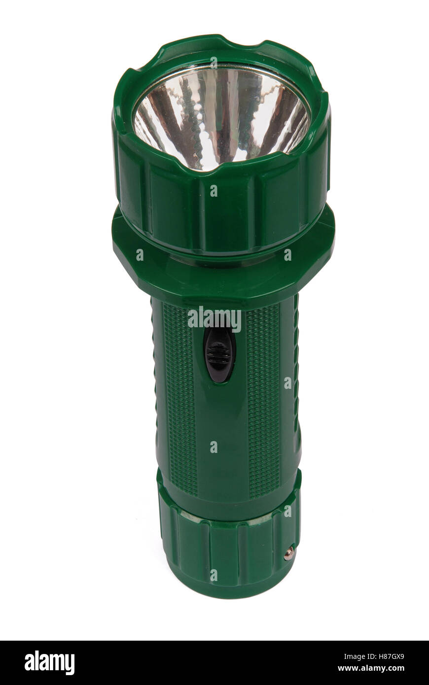 Kleine leistungsfähige elektrische Fackel. Auf weiße, ClippingPfad für