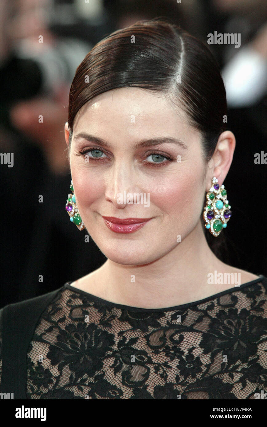 CARRIE-ANNE MOSS CANNES FILM FESTIVAL CANNES Frankreich 15. Mai 2003 Stockfoto