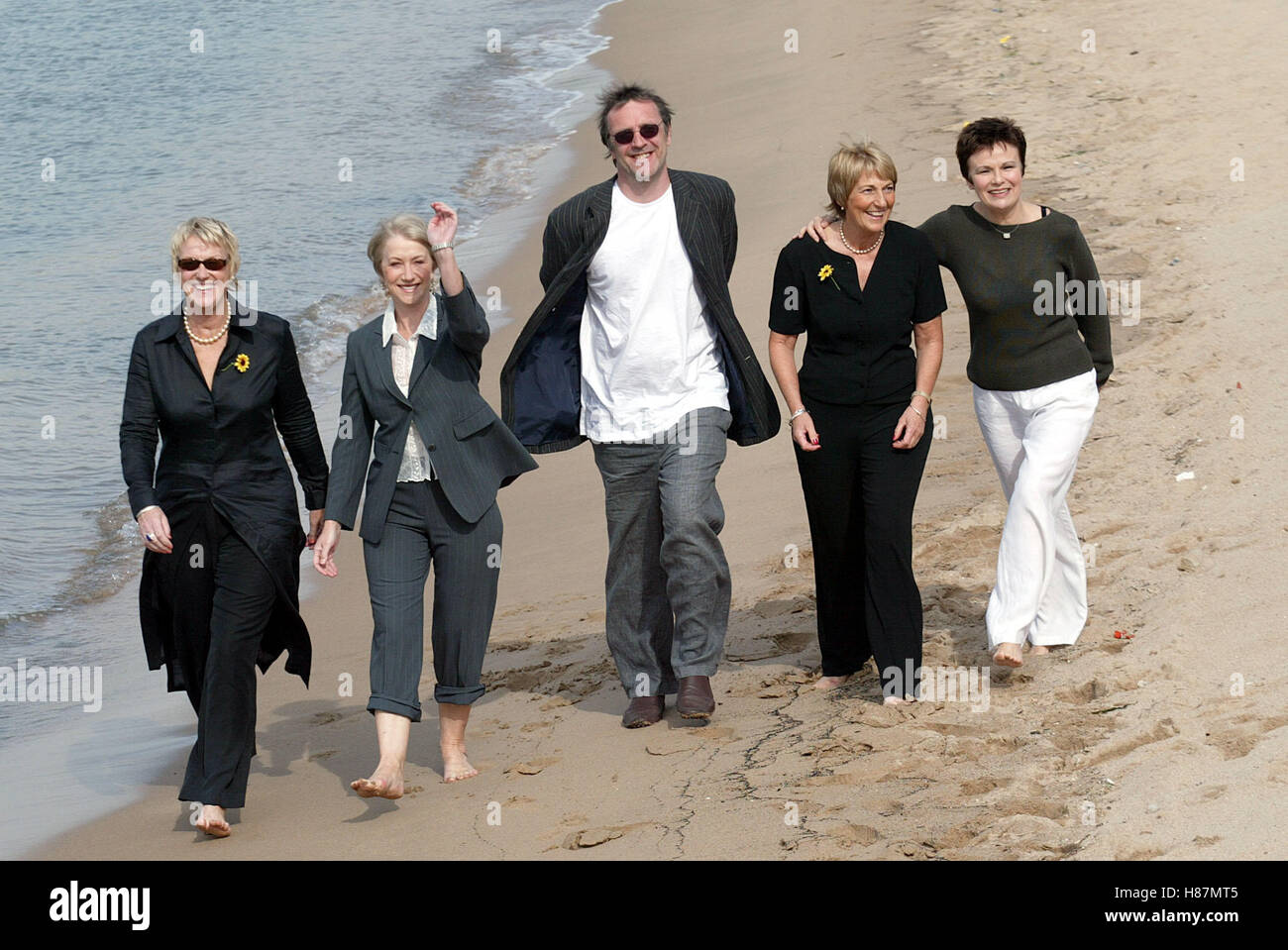 CAST & Direktor CANNES Filmfestival 16. Mai 2003 Stockfoto