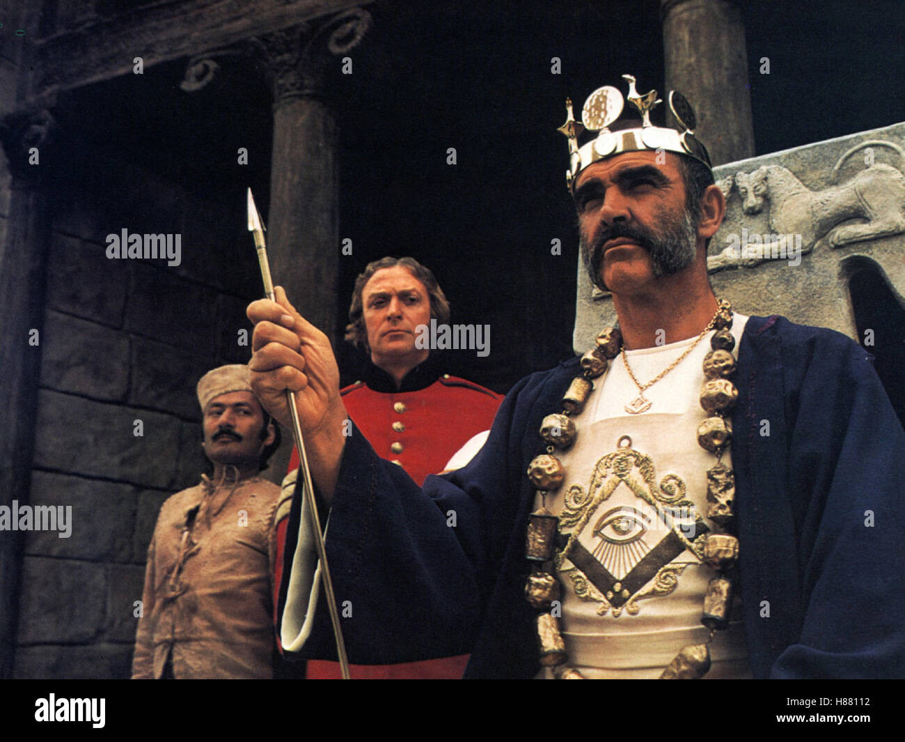 Der Mann, der König Sein Wollte, (THE MAN WHO WOULD BE KING) GB 1975, Regie: John Huston, MICHAEL CAINE, SEAN CONNERY Stockfoto