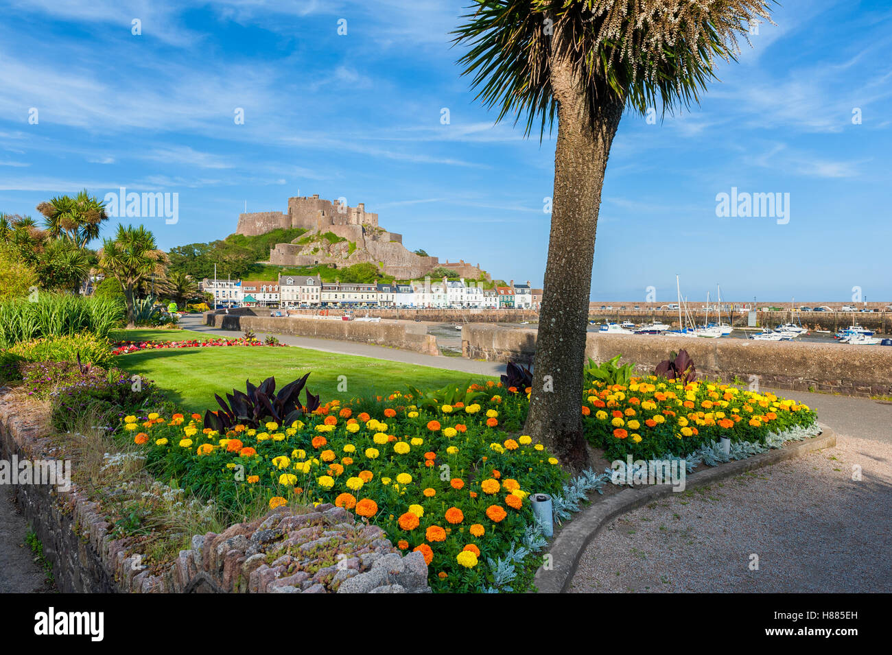Gorey Castle in St. Martin Jersey Stockfoto