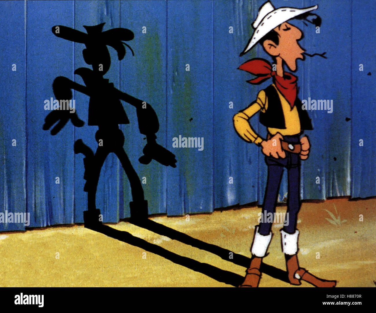 Lucky Luke - Das Große Abenteuer, (LUCKY LUKE - LES Dalton EN CAVALE) F-USA 1983, Regie: Philippe Landrot Stockfoto