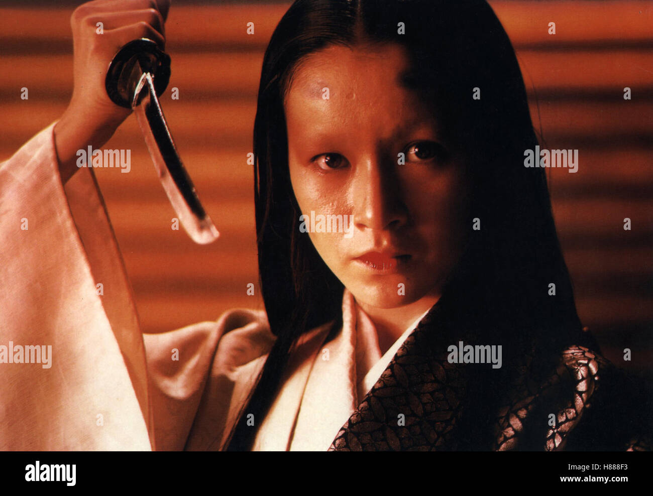 Lief, (RAN) JAP-F 1985, Regie: Akira Kurosawa, MIEKO HARADA, Stichwort: Dolch Stockfoto