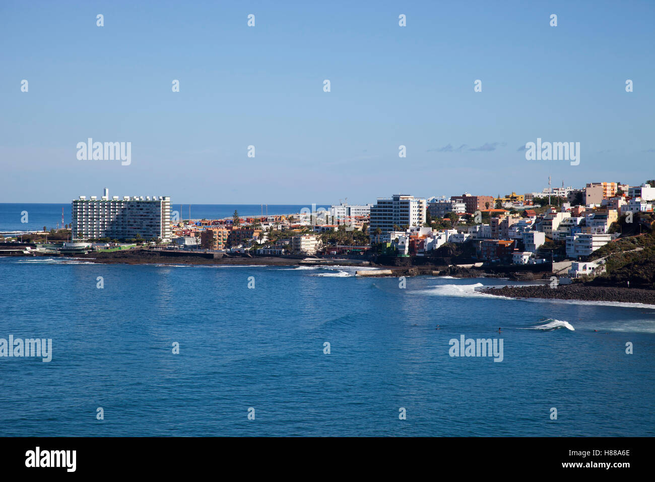 Punta de Hidalgo, Teneriffa, Kanarische Inseln, Spanien, Europa Stockfoto