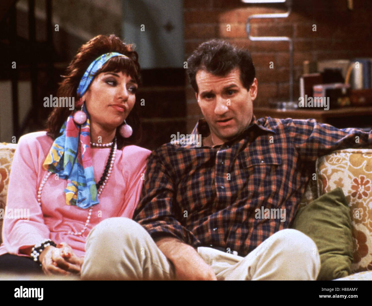 Eine Mainstreamfilm Nette Familie, (verheiratet... MIT Kindern) USA 1987, KATEY SAGAL, ED O'NEILL, Stichwort: Al Bundy Stockfoto